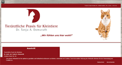 Desktop Screenshot of kleintierpraxis-krefeld.de